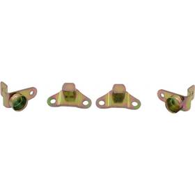 Karparts360 197238548609 For Chevy Silverado 1500 / 2500 Hd Classic Tailgate Hinge 2007 Pair Set 4 Pcs