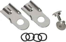 30564 Kentrol For Jeep Cj8/cj8 Tailgate Latch Pair 76-86 Cj7 / Cj8 Polished Silver