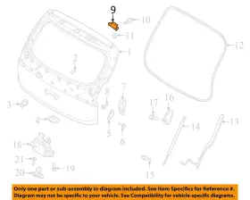 79710d9000 Kia Oem 17-24 Sorento Lift Gate Hardware-hinge