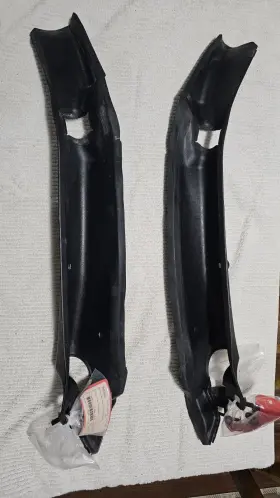Lc5b-s45141-acw Lincoln 2020-21 Aviator Rear Tailgate Left And Right Upper Trim Panels Oem