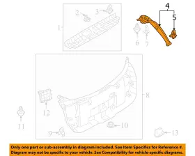 Dgh968940a02 Mazda Oem 20-25 Cx-30 Lift Gate Interior Trim-side Trim