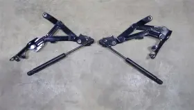 174.ms1m15 Mitsubishi 2015 Lancer Gt Set Of 2 Right And Left Trunk Lid Hinges 101026