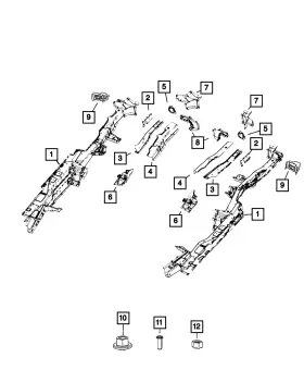 68232755aa Mopar Genuine Liftgate Opening - Extension