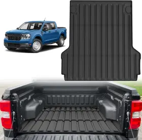Mat-298 Nilight Truck Bed Mat For 22-25 Ford Maverick Hybrid&gas 4.5ft Tpe Black Mat-298 Nilight Truck Bed Mat For 22-25 Ford Maverick Hybrid&gas 4.5ft Tpe Black