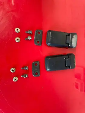 903210w007 Nissan 1996-2004 Pathfinder Lh Rh Rear Hatch Window Glass Hinges Black Oem