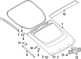 90823-6gp0a Nissan Genuine Side Seal