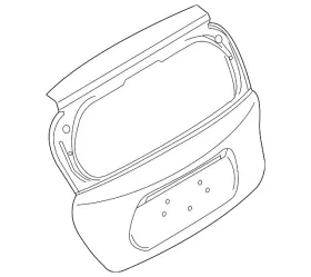 Kma00-9mbma Nissan Genuine Lift Gate