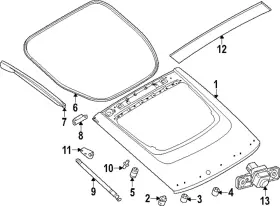 Kma0m-6grmb Nissan Genuine Lift Gate