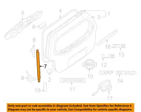 90450zl90a Nissan Oem 09-12 Pathfinder Lift Gate Hardware-support Cylinder