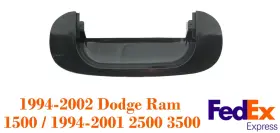 Arbd580713 Perfect Fit New Tailgate Handle Bezel Trim For 1994-2002 Dodge Ram 1500 / 94-01 2500 3500
