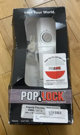 Pl5503 Pop & Lock And Tailgate White Toyota Tacoma 2005-2014 - Damaged Box