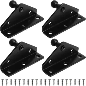Au-bk0082-ba-4l Psler 10mm Ball Stud Mounting Bracket For Gas Shock 4 Angled L-type Mounts Black