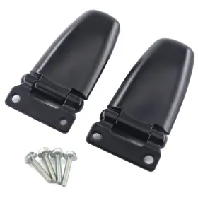 Rjsphh 014679174498 Rear Window Hinge Set Liftgate Glass Right And Left For 1997-2002 Ford