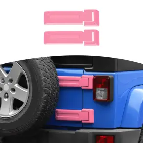 Zhao-szzt12255 Rt-tcz For Jeep Jk Tailgate Hinge Cover Trim Pink Wrangler Jku 20072017 Pin