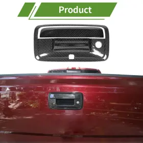Bap2024ou0727 Savadicar For 2015-2022 Chevy Colorado Canyon Black Tailgate Handle Covers With Camera Hole