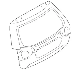 60809sj0709p Subaru Genuine Lift Gate