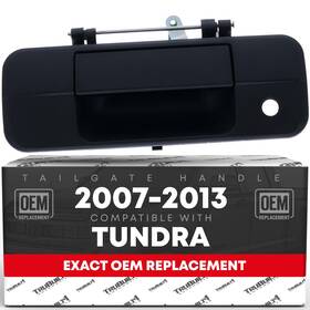 T1a T1a-69090-0c040 Tailgate Handle Assembly Replacement - Compatible With Plastic Black