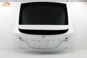 100971000h Tesla Model X Tailgate Shell Panel And Glass Spoiler 3rd Lamp Oem 2016-2020