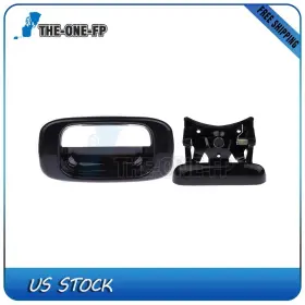Th81767901f The-one-fp Outsidetailgate Handle With Bezel For Chevrolet Silverado 1500 Gmc Smooth Black