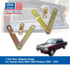T2p-0773-tgk918 Tkg 8130 1 Pair Rear Tail Gate Tailgate Hinge For Toyota Hilux Mk3 Pickup 1989 - 1997