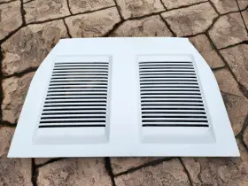 170-58295 Toyota 1991-1995 Mr2 Turbo White Rear Back Engine Cover Lid With Rain Tray Sw20