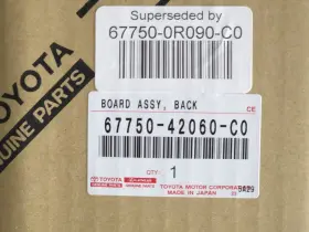 67750-0r090-c0 Toyota Genuine Oem Lift Gate Trim Board 2019-2025 Rav4