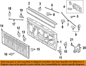 6611004030 Toyota Oem 2016 Tacoma Tail Gate-hinge Right