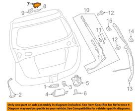 Toyota Oem 6881042070 13-14 Rav4 Liftgate Tailgate Hatch-hinge