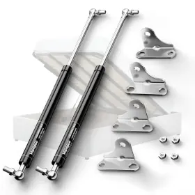 Sh351 Vepagoo 23 Inch 100lb Gas Shock Struts With L Mounts For Rv Boat Door 2pcs