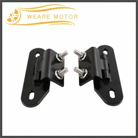 Hh8292-d484 Wea Billet Aluminum Rear Hatch Hinges Black Pair For 1982-1992 Camaro/firebird