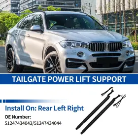 No.51247434043 X Autohaux 51247434043/51247434044 Rear Lh Rh Tailgate Power Lift Support For Bmw X6 F16 F86 14-19