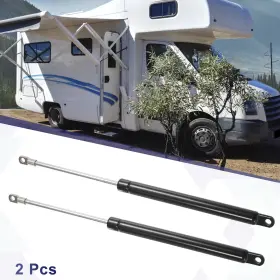 156n X Autohaux 634149330560 2pcs 12 Inch 35ib/156n Black Lift Supports Struts Shocks Gas Spring Universal