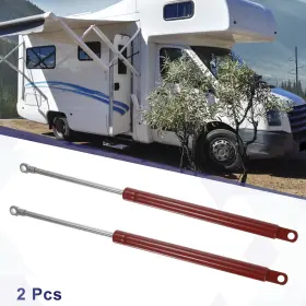 10ib X Autohaux 634149331000 2 Pcs 15 Inch 10ib/45n Red Lift Supports Struts Shocks Gas Spring Universal