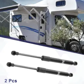 56ibs X Autohaux 636939994020 2pcs 12 Inch 56ibs/ 250n Black Lift Supports Gas Struts Universal For Rv Car