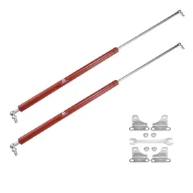 356n X Autohaux 637516384661 2 Pcs 30inch 80lb/356n Red Lift Supports Gas Struts With Wrench For Rv Car