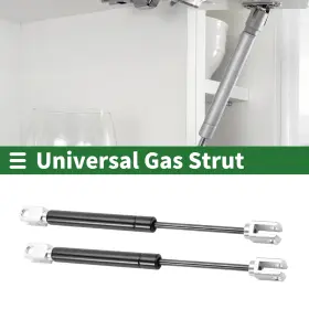 267n X Autohaux 656417149155 2pcs 60ib/267n/27kg 10 Inch /254mm Lift Supports Struts Gas Spring Black
