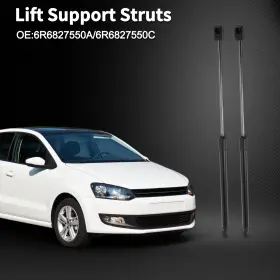 No.6r6827550a X Autohaux 6r6827550a/6r6827550c Tailgate Lift Supports Struts For Vw Polo Mk5 6r-6c Hatchback