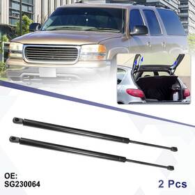 X Autohaux 767153740558 2 Pcs Rear Hatch Lift Supports Struts For Cadillac Escalade 2002-2006 Black