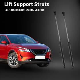 X Autohaux 90450jd01c/90450jd01b Tailgate Lift Supports Struts No.90450jd01c/90450jd01b For Nissan Qashqai J10