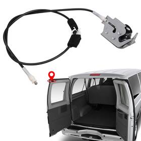 Yinlowa 80009990 Rear Left Cargo Door Upper Latch With Cable Compatible 19922014 Ford E15