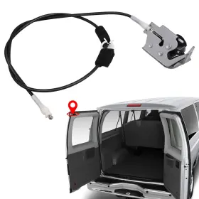19922014 Yinlowa 80009990 Rear Left Cargo Door Upper Latch With Cable Compatible Ford E15