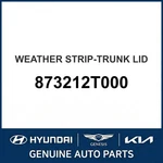 2011-2013 Kia Optima Weather Strip-trunk Lid Oem New 873212T000. Price: $198.60.