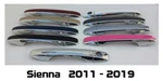 Custom Color & Chrome Door Handle Overlays 2011-2019 Toyota Sienna You Pick Clr New. Price: $60.00.