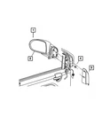 Genuine Mopar Outside Rear-view Mirror Left 6AC81KBUAA New. Price: $26.65.