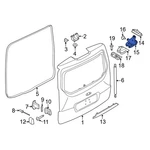 Ford Transit Connect 2014-2023 8M5Z5843150F Rear Liftgate Latch New. Price: $80.85.