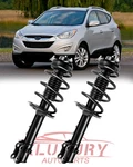 Pair Front Complete Loaded Shock Strut W/ Spring Mounts For Hyundai Tucson 10-13 New. Price: $123.54.