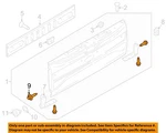 Ford Oem 93-22 F-250 Super Duty Tail Gate-pivot Bolt W718104S439 New. Price: $11.20.