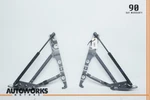 04-09 Jaguar XJ8 Xjr Vdp X358 Left Right Side Trunk Boot Door Lid Hinge Set Oem Used. Price: $124.50.