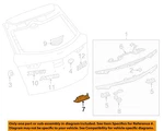 Gm Oem 17-23 XT5 Lift Gate Exterior Trim-handle 23469017 New. Price: $63.50.