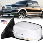 For 2013-2018 Dodge Ram 1500 Chrome Power Folding Heated Left Mirror+led Signal New. Price: $149.13.